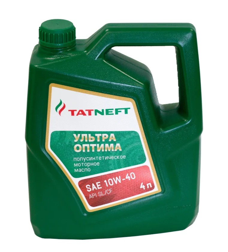 Масло моторное TATNEFT Ультра-Оптима 10W-40 Полусинтетическое 4 