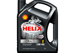 Масло моторное SHELL Helix Ultra 0W-40 Синтетическое 4 л