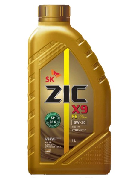 Масло моторное ZIC X9 FE 0W-20 Синтетическое 1 л