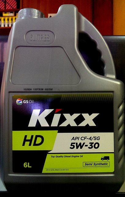 Масло моторное KIXX HD 5W-30  6 л