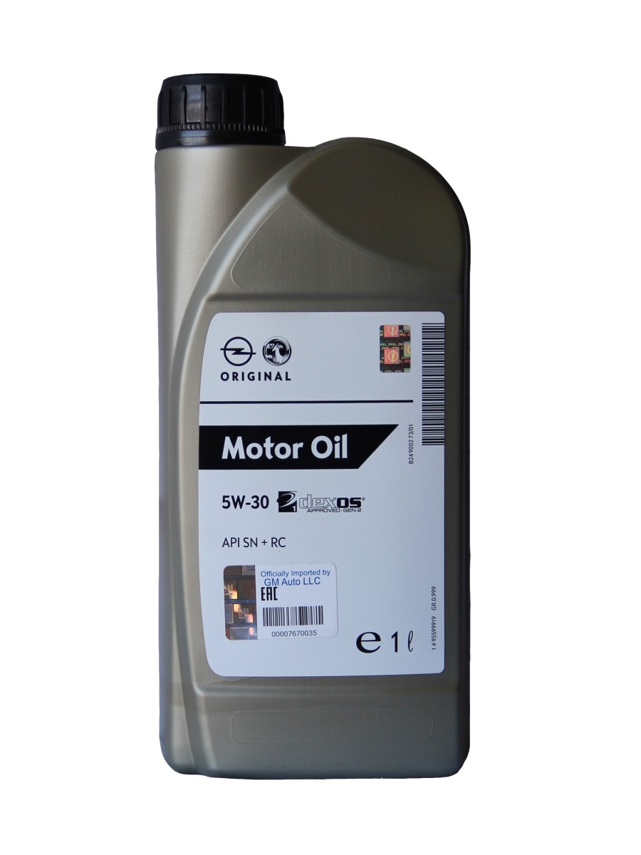 Масло моторное GENERAL MOTORS  5W-30 Синтетическое 1 л