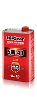 Масло моторное HI-GEAR  5W-40 Полусинтетическое 1 л