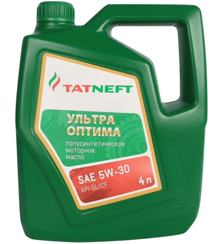 Масло моторное TATNEFT Ультра-Оптима 5W-30 Полусинтетическое 4 л