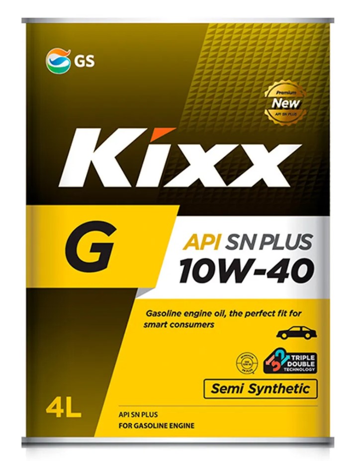 Масло моторное KIXX G Plus 10W-40 Полусинтетическое 4 л