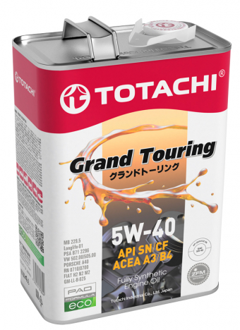 Масло моторное TOTACHI Grand Touring 5W-40 Синтетическое 4 л
