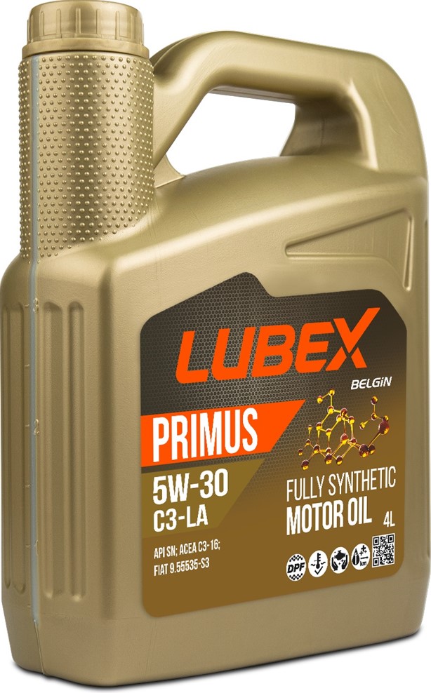 Масло моторное LUBEX Primus C3-LA 5W-30 Синтетическое 4 л