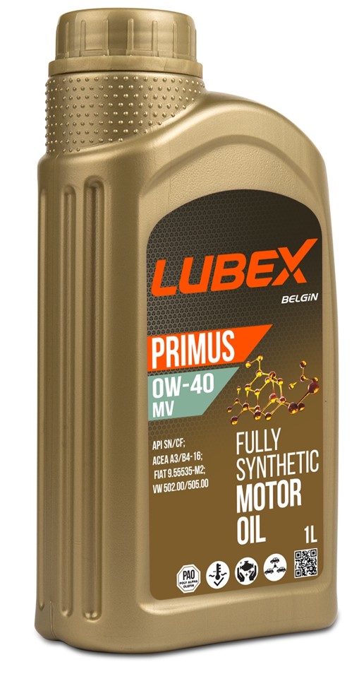 Масло моторное LUBEX Primus MV 0W-40 Синтетическое 1 л