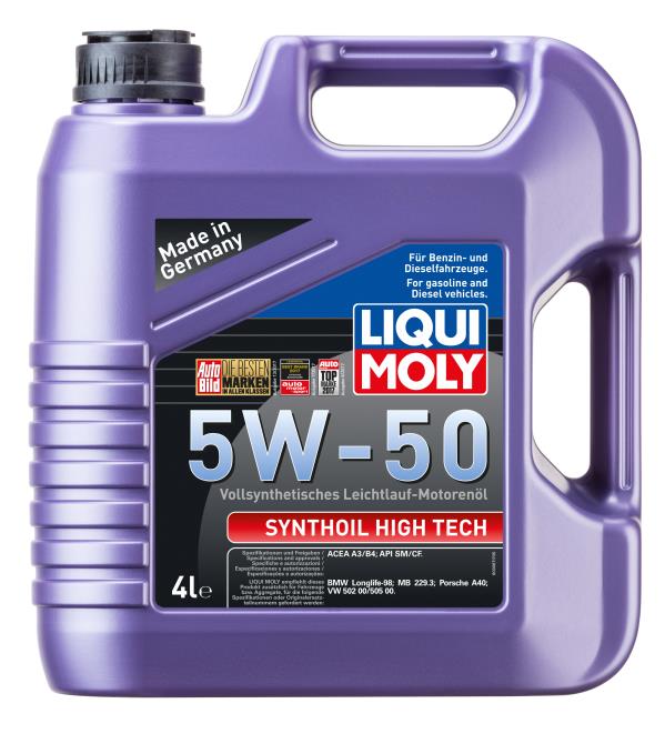 Масло моторное LIQUI MOLY Synthoil High Tech 5W-50 Синтетическое