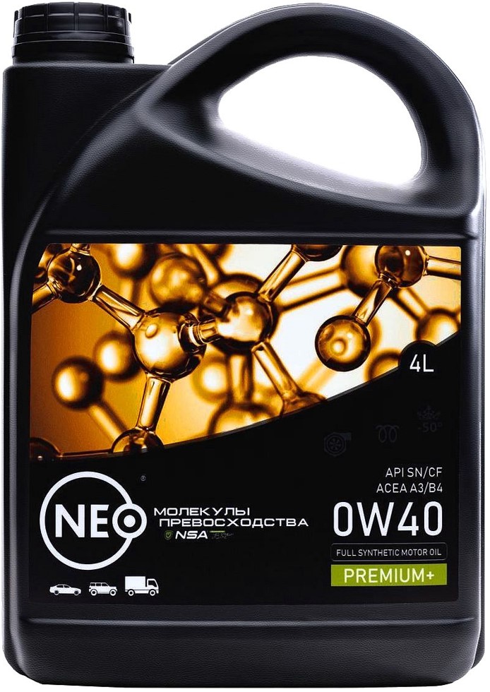 Масло моторное NEO Revolution 0W-40 Синтетическое 4 л