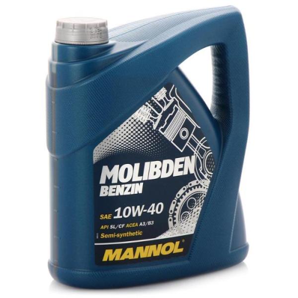 Масло моторное MANNOL 7505 Molibden Benzin 10W-40 Полусинтетичес