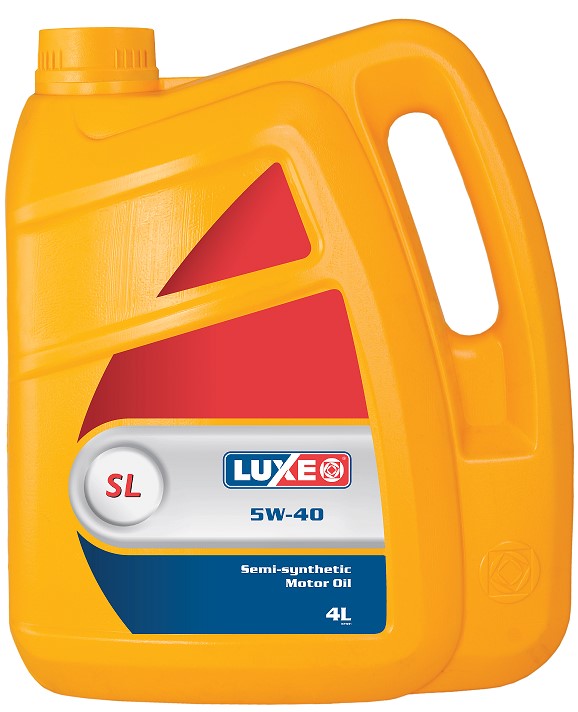 Масло моторное LUXE SL 5W-40 Полусинтетическое 4 л