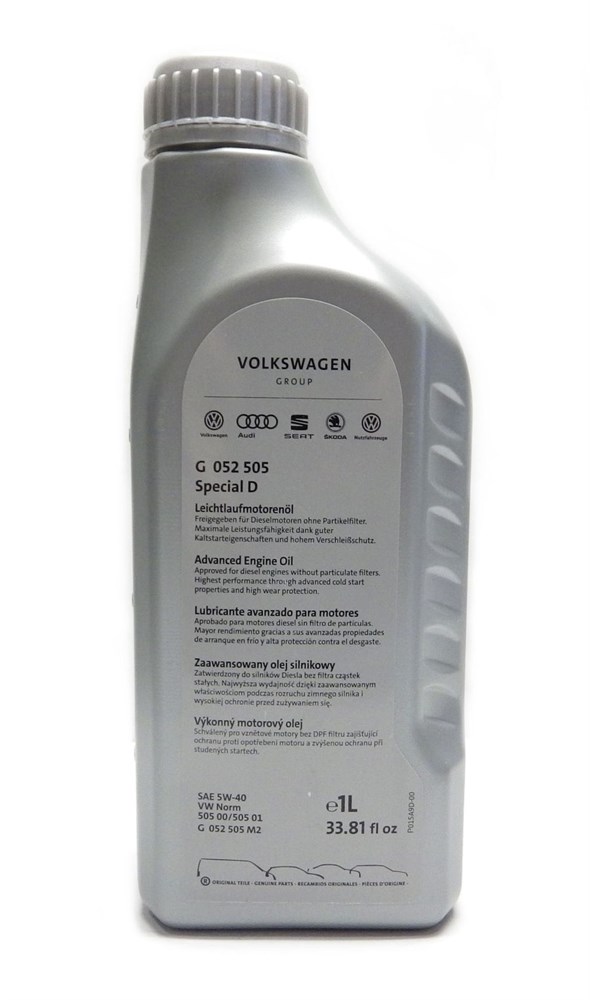 Масло моторное VAG Special D 5W-40 Синтетическое 1 л