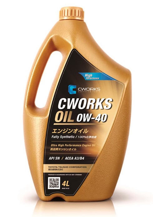 Масло моторное CWORKS  0W-40 Синтетическое 4 л