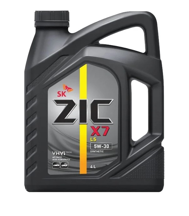Масло моторное ZIC X7 LS 5W-30 Синтетическое 4 л