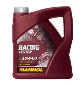 Масло моторное MANNOL 7902 Racing+Ester 10W-60 Синтетическое 4 л