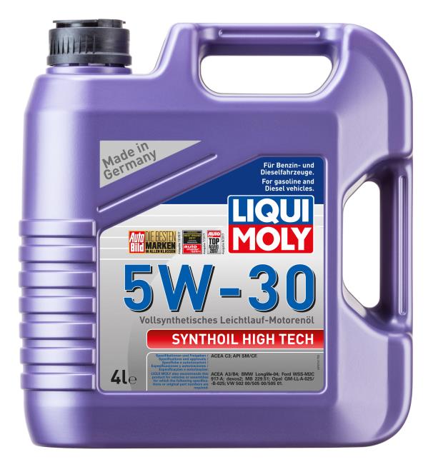 Масло моторное LIQUI MOLY Synthoil High Tech 5W-30 Синтетическое