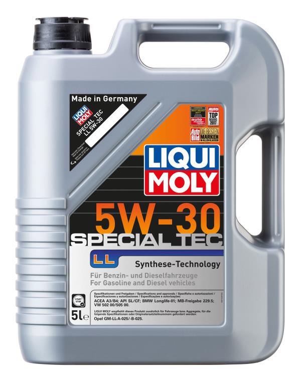 Масло моторное LIQUI MOLY Special Tec LL 5W-30 Синтетическое 5 л