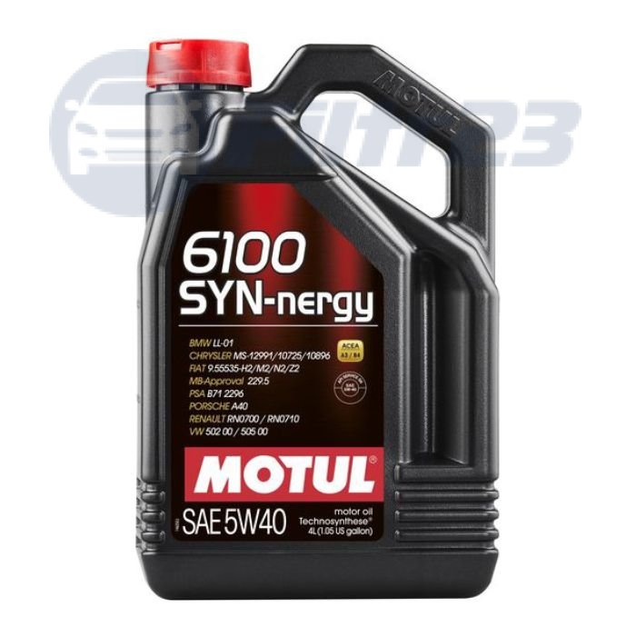 Масло моторное MOTUL 6100 SYN-Nergy 5W-40 Синтетическое 4 л