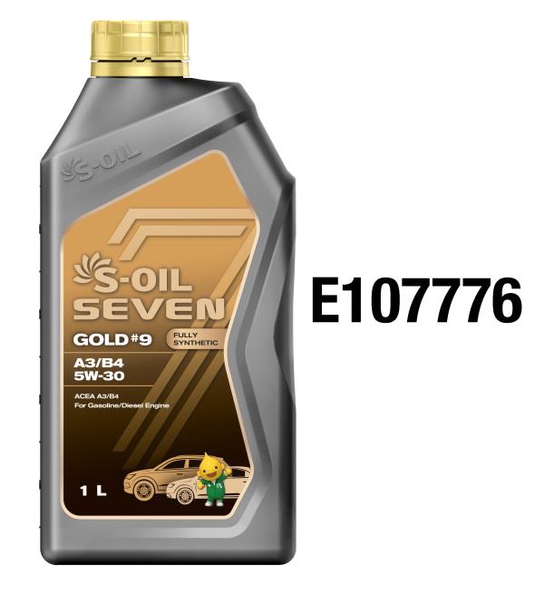 Масло моторное S-OIL GOLD #9 5W-30 Синтетическое 1 л