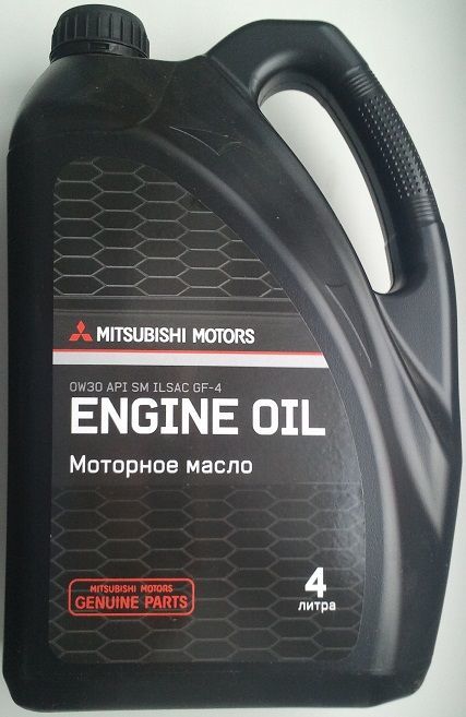 Масло моторное MITSUBISHI ENGINE OIL 0W-30 Синтетическое 4 л