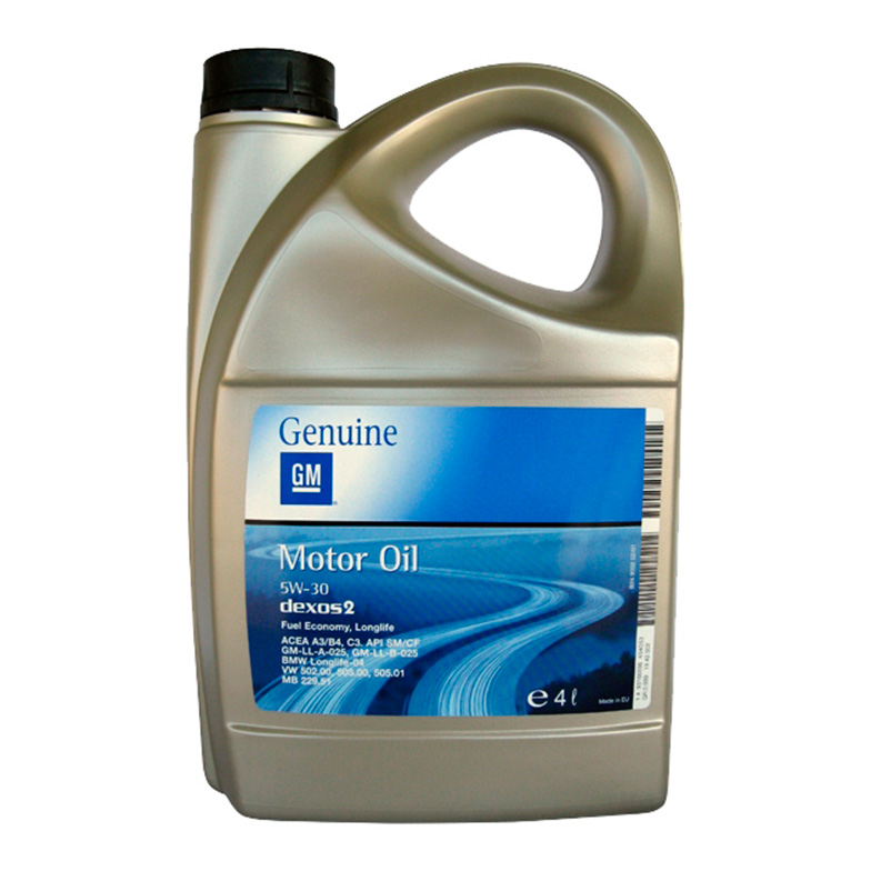Масло моторное GENERAL MOTORS Dexos 2 5W-30 Синтетическое 4 л