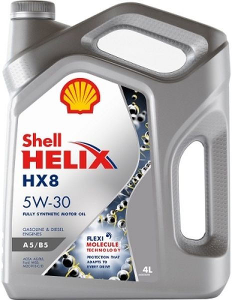 Масло моторное SHELL Helix HX8 5W-30 Синтетическое 4 л