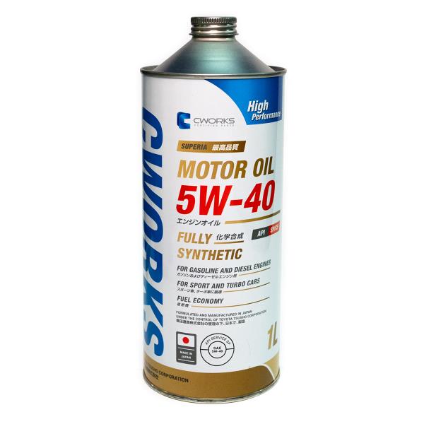 Масло моторное CWORKS SUPERIA 5W-40 Синтетическое 1 л