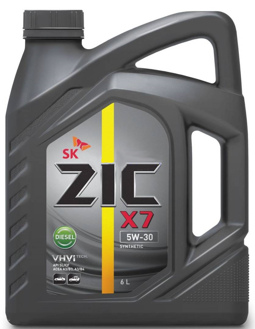 Масло моторное ZIC X7 Diesel 10W-40 Синтетическое 6 л