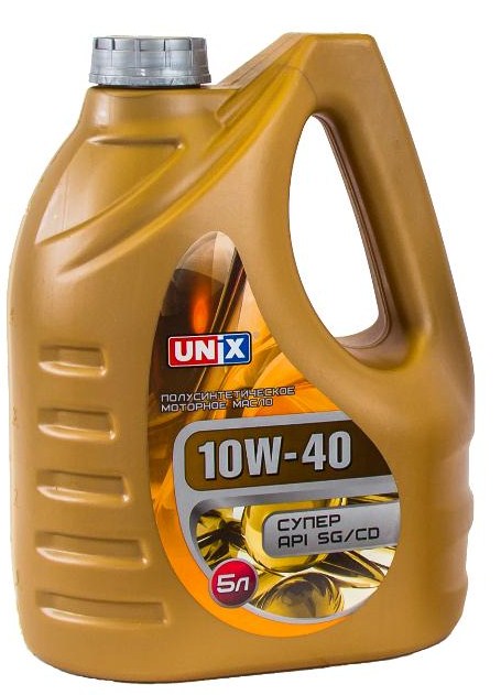 Масло моторное UNIX  10W-40 Полусинтетическое 4 л
