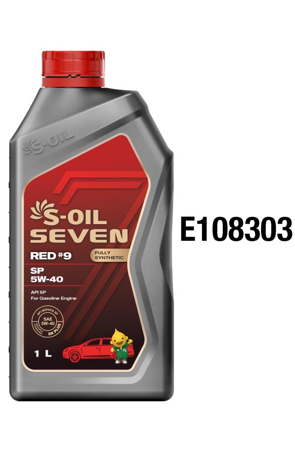 Масло моторное S-OIL RED #9 5W-40 Синтетическое 1 л