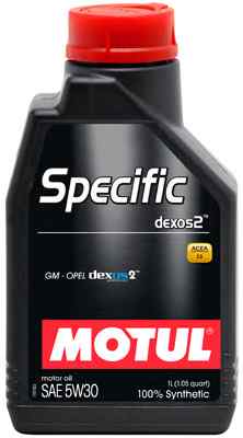 Масло моторное MOTUL Specific Dexos2 5W-30 Синтетическое 5 л