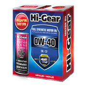 Масло моторное HI-GEAR  0W-40 Синтетическое 4 л