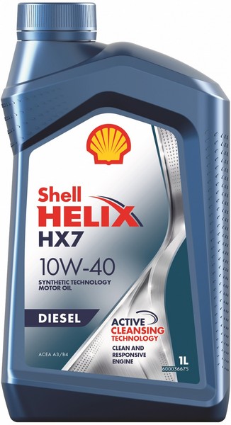 Масло моторное SHELL Helix HX7 Diesel 10W-40 Полусинтетическое 1