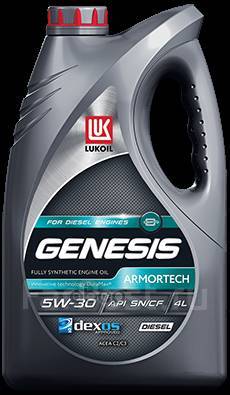 Масло моторное LUKOIL Genesis Armortech Diesel 5W-30 Синтетическ