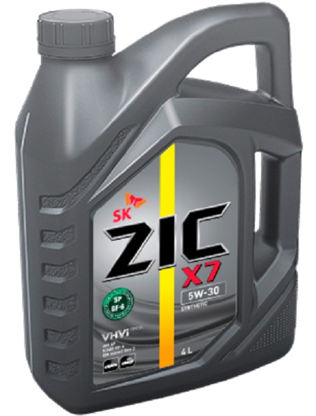 Масло моторное ZIC X7 5W-30 Синтетическое 4 л