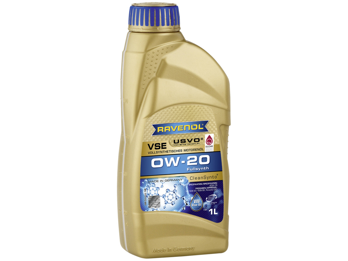 Масло моторное RAVENOL VSE 0W-20 Синтетическое 1 л
