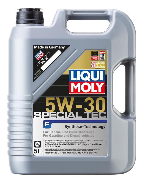 Масло моторное LIQUI MOLY Special Tec F 5W-30 Синтетическое 5 л