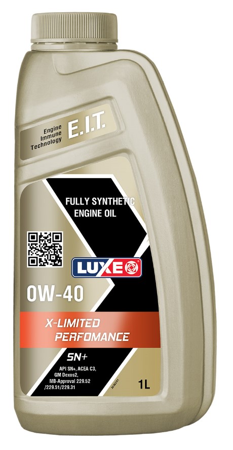 Масло моторное LUXE X-LIMITED PERFORMANCE 0W-40 Синтетическое 1 