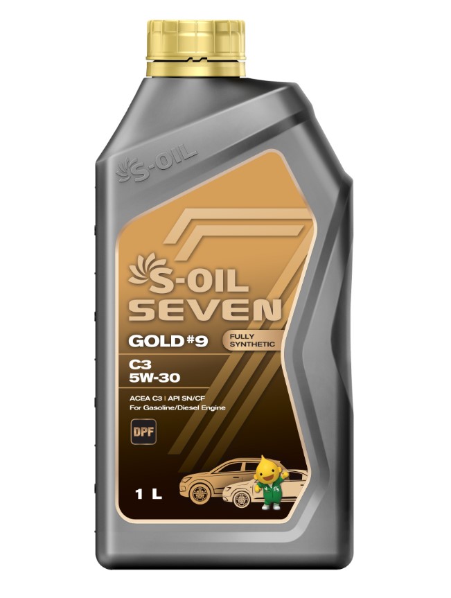 Масло моторное S-OIL GOLD #9 5W-30 Синтетическое 1 л