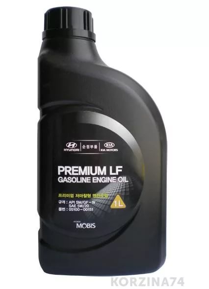 Масло моторное HYUNDAI/KIA Premium LF Gasoline 5W-20 Синтетическ