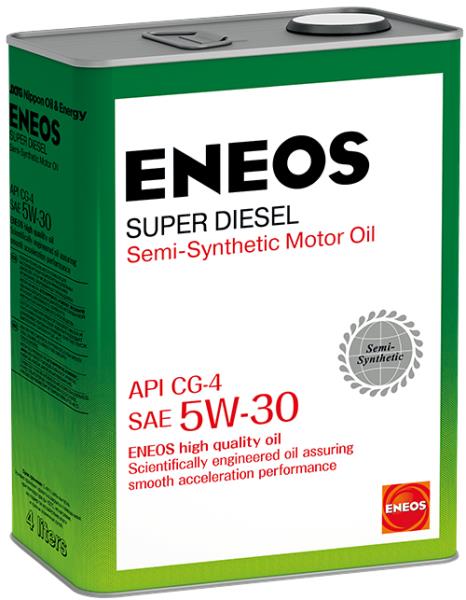 Масло моторное ENEOS Super Diesel CG-4 5W-30 Полусинтетическое 4