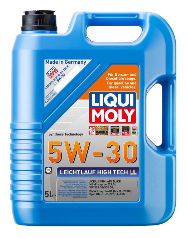 Масло моторное LIQUI MOLY Leichtlauf High Tech LL 5W-30 Синтетич
