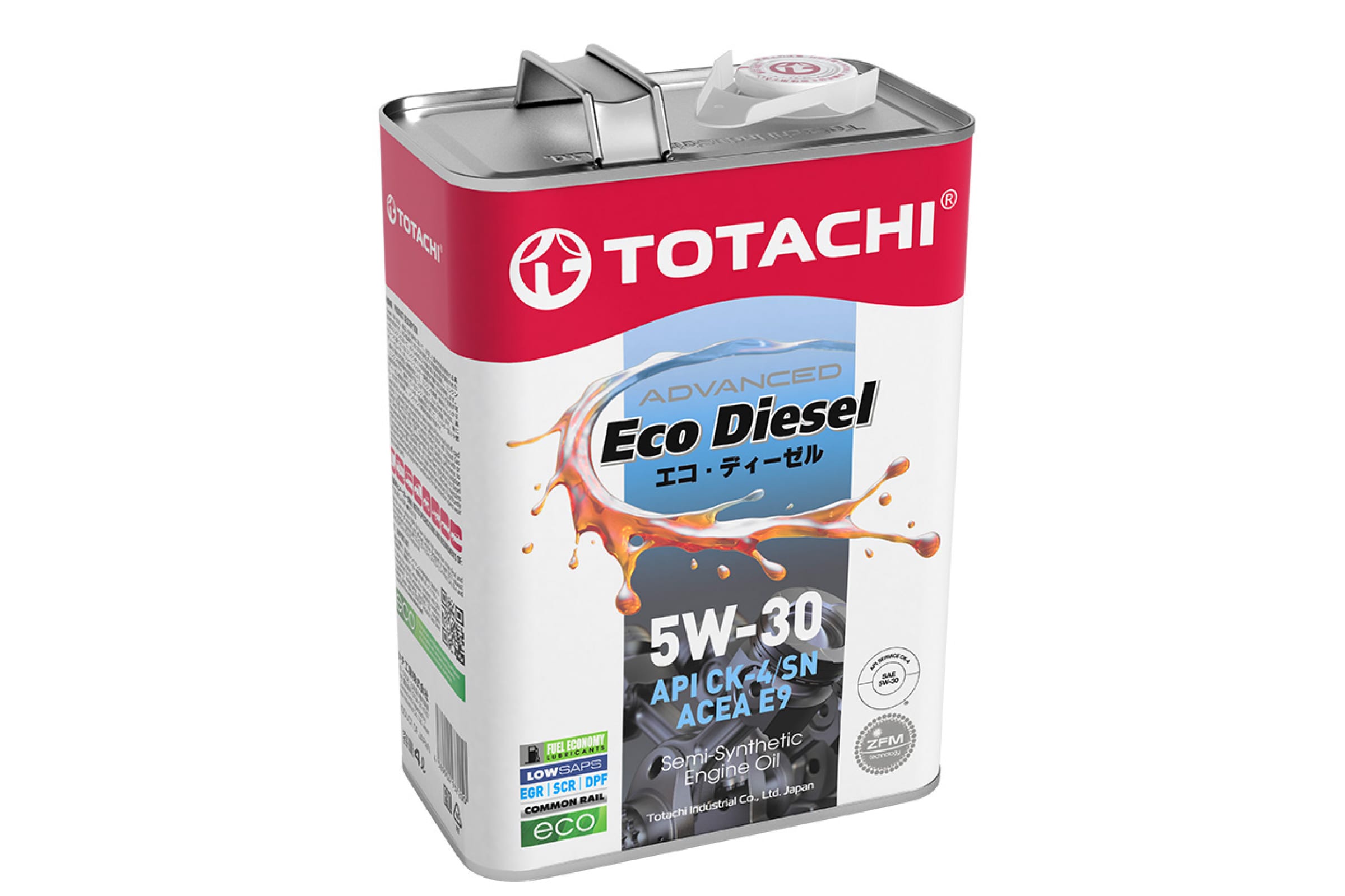 Масло моторное TOTACHI Eco Diesel 5W-30 Полусинтетическое 4 л