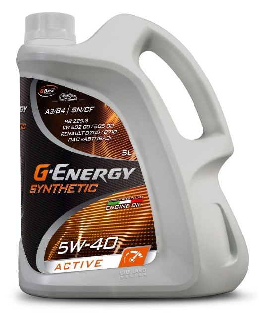 Масло моторное G-ENERGY Synthetic Active 5W-40 Синтетическое 5 л