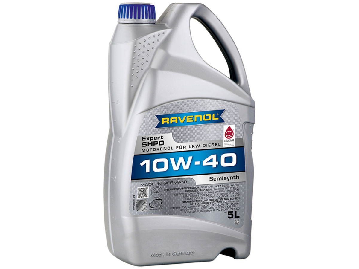 Масло моторное RAVENOL Expert SHPD 10W-40 Полусинтетическое 5 л