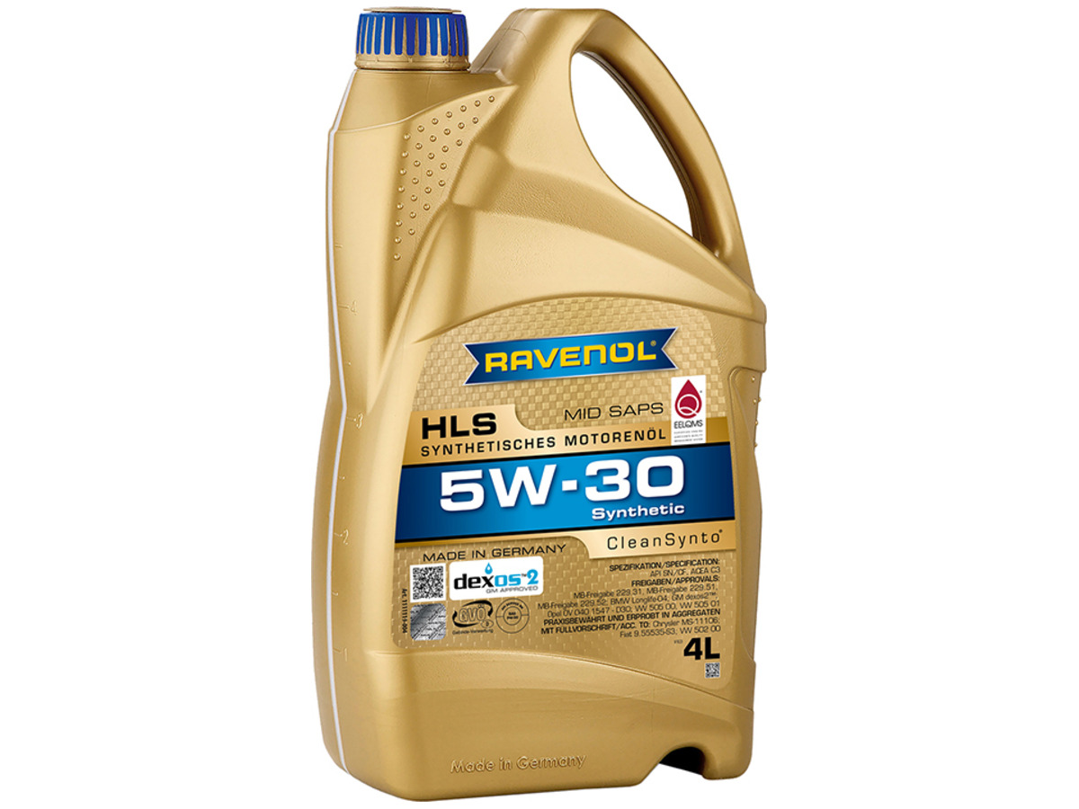 Масло моторное RAVENOL HLS 5W-30 Синтетическое 4 л