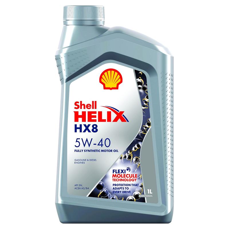 Масло моторное SHELL Helix HX8 5W-40 Синтетическое 1 л
