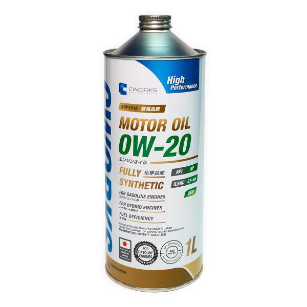 Масло моторное CWORKS SUPERIA 0W-20 Синтетическое 1 л