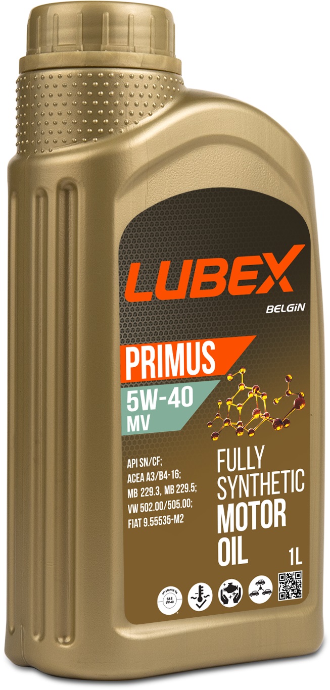 Масло моторное LUBEX Primus MV 5W-40 Синтетическое 1 л