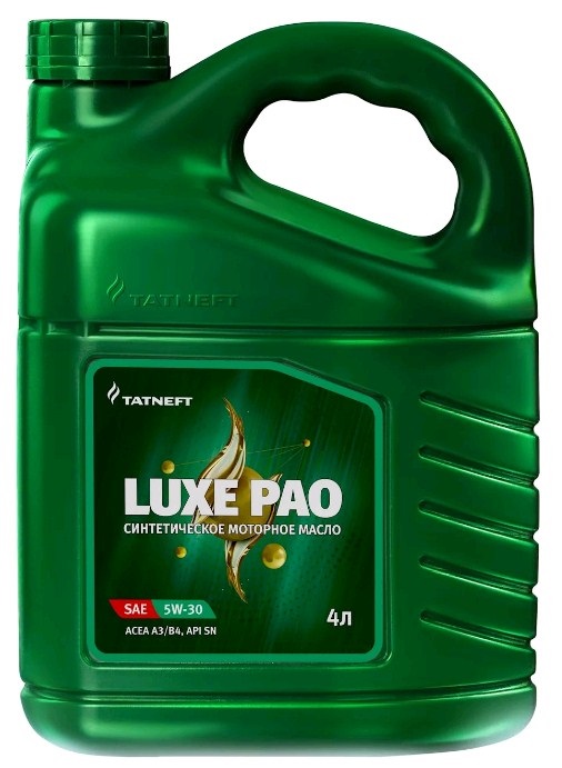 Масло моторное TATNEFT LUXE PAO 5W-30 Синтетическое 4 л